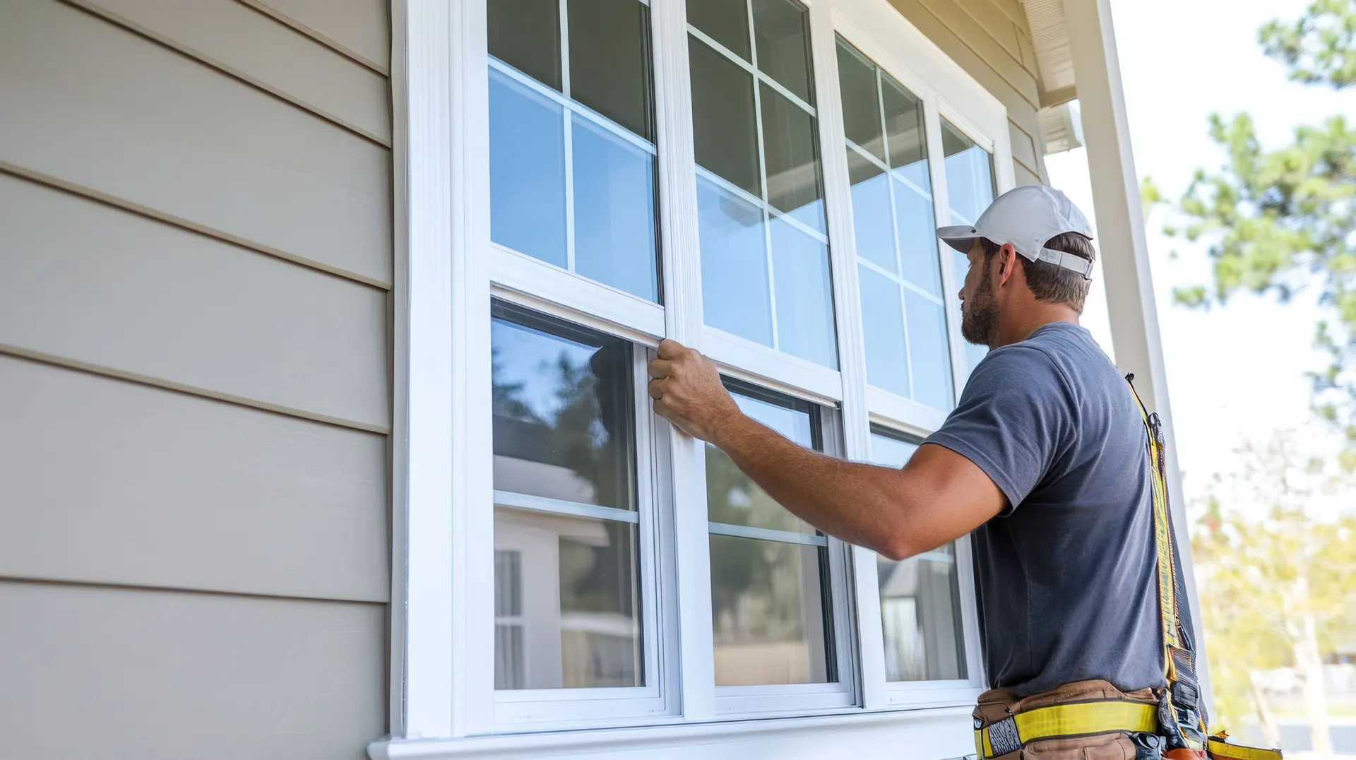 Window replacement on a Virginia home